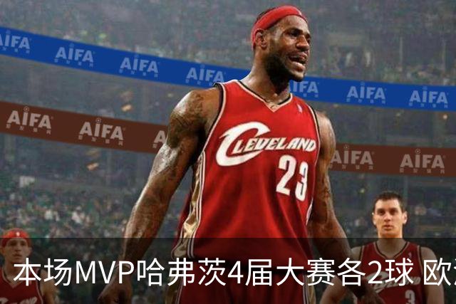 本场MVP哈弗茨4届大赛各2球 欧洲球员仅逊于凯恩姆巴佩